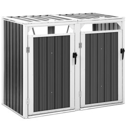 
Dangtis šiukšliadėžei, dviguba, 2 x 240 l - pilka
