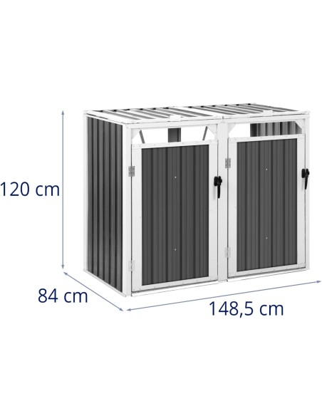 Dangtis šiukšliadėžei, dviguba, 2 x 240 l - pilka
 
Dangtis šiukšliadėžei, dviguba, 2 x 240 l - pilka