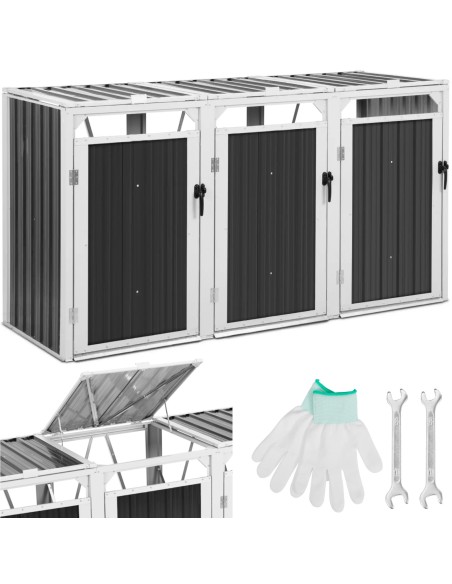 Dangtis šiukšlių dėžei, triguba, 3 x 240 l - pilka
 
Dangtis šiukšlių dėžei, triguba, 3 x 240 l - pilka