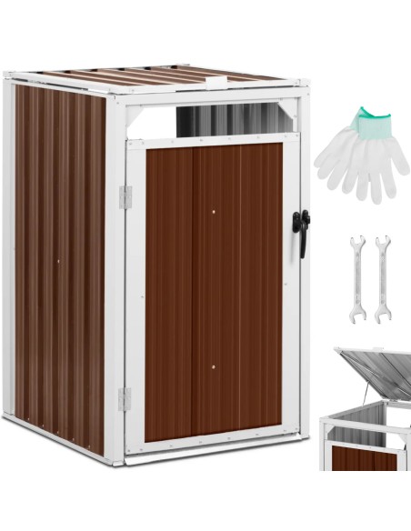 Viengubos šiukšliadėžės korpuso dangtis 240 l - ruda
 
Viengubos šiukšliadėžės korpuso dangtis 240 l - ruda