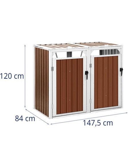 Dangtis šiukšliadėžei, dviguba, 2 x 240 l - ruda
 
Dangtis šiukšliadėžei, dviguba, 2 x 240 l - ruda