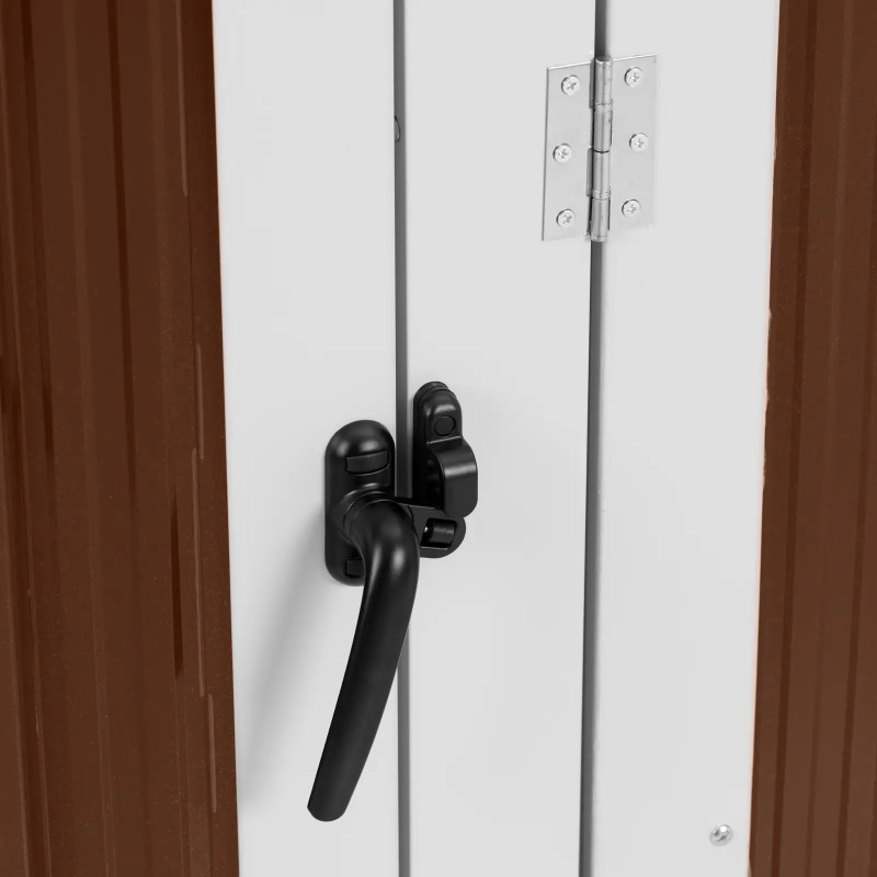 Dangtis šiukšliadėžei, triguba, 3 x 240 l - ruda