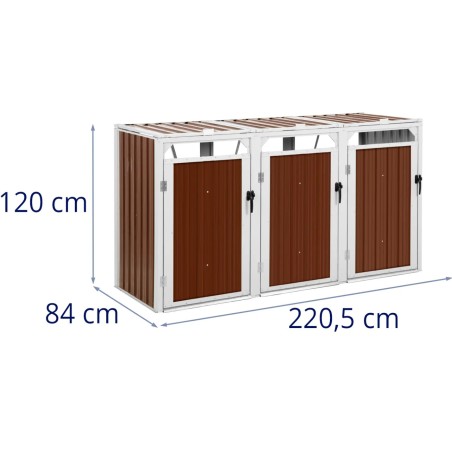 Dangtis šiukšliadėžei, triguba, 3 x 240 l - ruda
 
Dangtis šiukšliadėžei, triguba, 3 x 240 l - ruda
