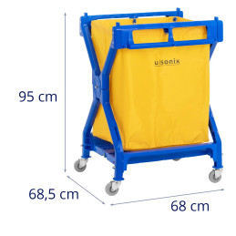 
Viešbučio aptarnavimo skalbimo vežimėlis 170 l 68 x 68,5 x 95 cm
