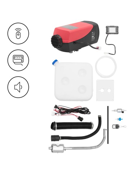 
Dyzelinis stovėjimo šildytuvas automobiliams, valtims, kemperiams, 10 l, 12 V, 8 kW
