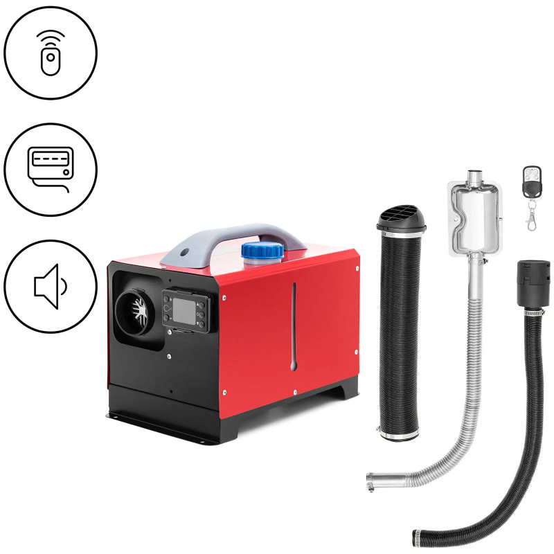 
Dyzelinis stovėjimo šildytuvas automobiliams, valtims, kemperiams, 4,5 l 12 V 8 kW
