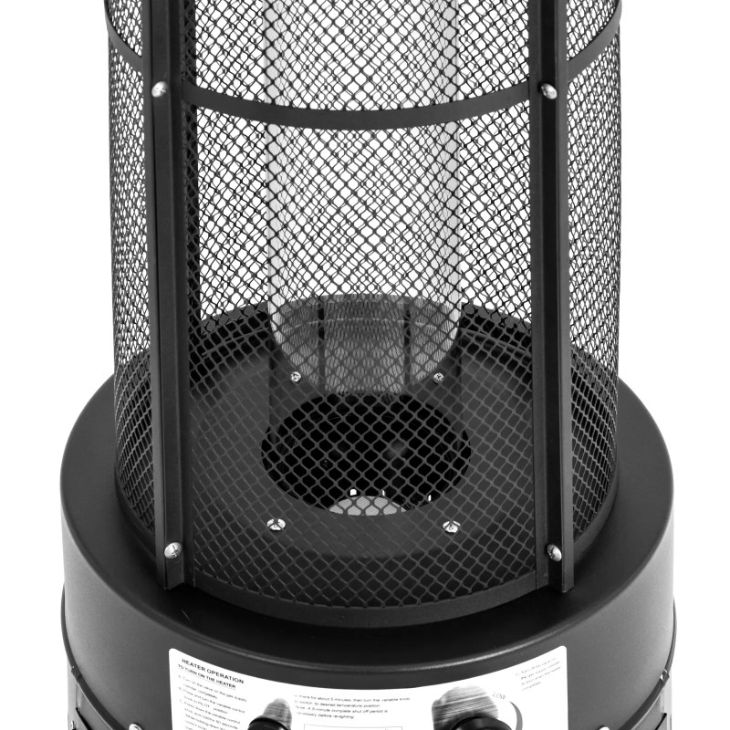 Dujinis terasos šildytuvas 11 kW 1845 mm - juodas
