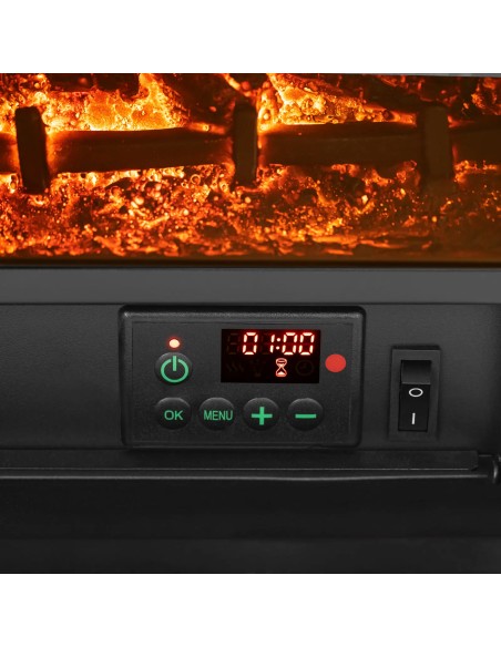 Elektrinis židinys su šildymo funkcija, pulteliu, 1,8 kW
 
Elektrinis židinys su šildymo funkcija, pulteliu, 1,8 kW