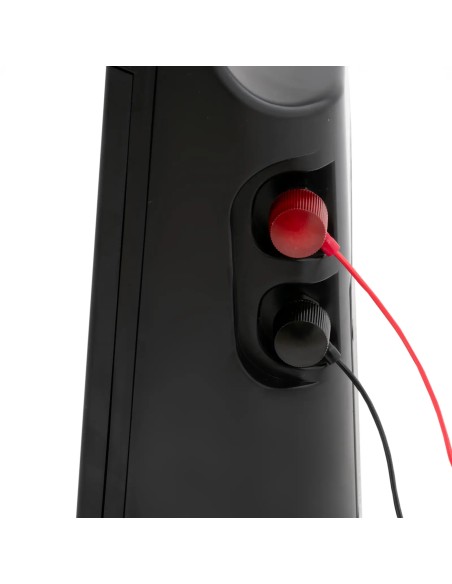 
Elektrifikatorius su fotovoltiniu skydeliu elektriniam piemeniui 6 V 0,15 J 2,5 km
