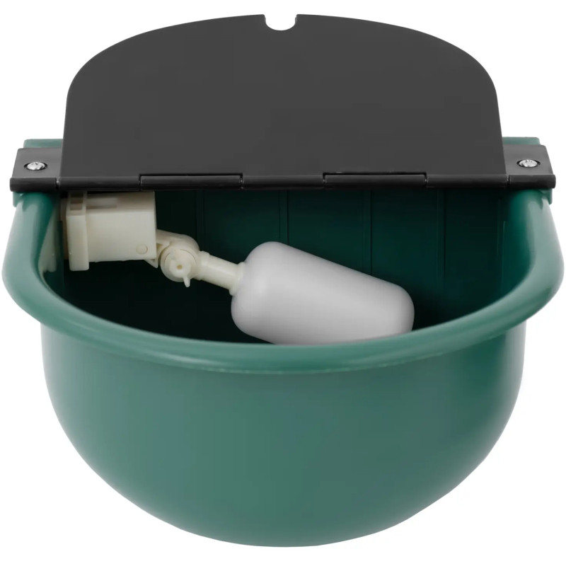 
Girdykla galvijams ir arkliams, plastikinė, su vandens jungtimi, 2,8 l, žalia - komplekte 4 vnt.
