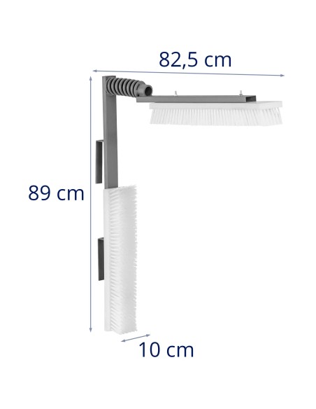 
Šepetys galvijams karvėms 2 galvos 50 x 10 cm
