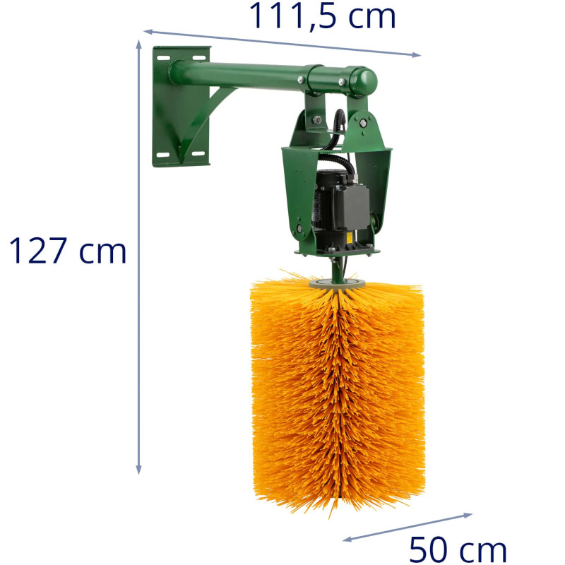 
Šepetys galvijams karvėms elektrinis skersmuo 50 x 60 cm 24 aps./ min
