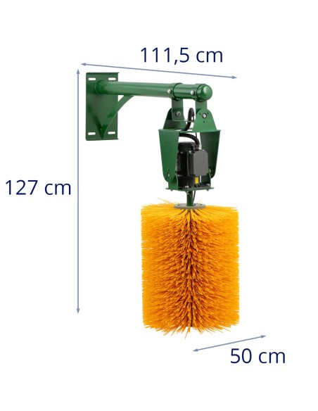 
Šepetys galvijams karvėms elektrinis skersmuo 50 x 60 cm 24 aps./ min
