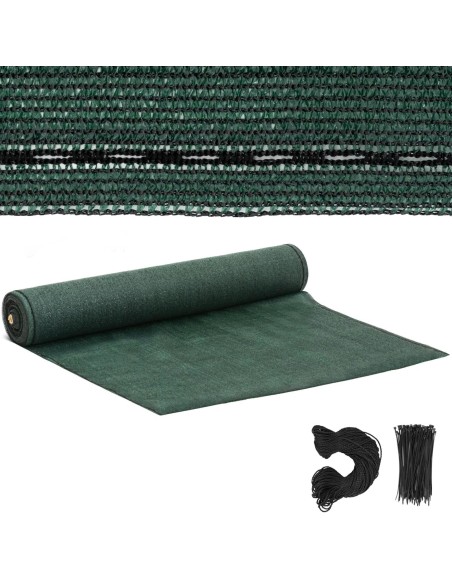 Šešėlių maskavimo tinklelis tvorai HDPE 50 x 1,2 m 150 g/ m2 - komplektas
 
Šešėlių maskavimo tinklelis tvorai HDPE 50 x 1,2 m 150 g/ m2 - komplektas