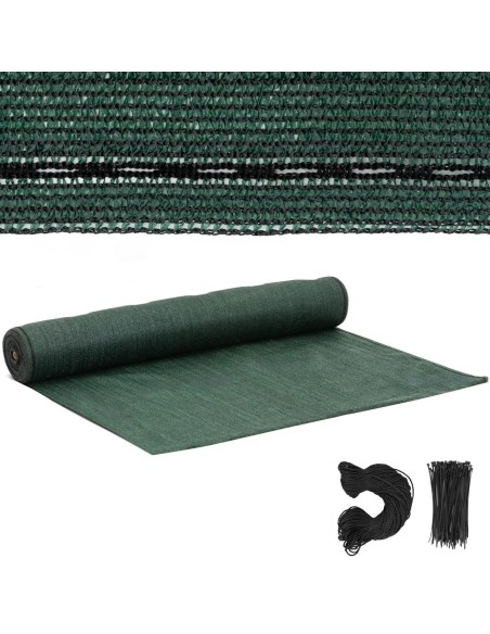 Šešėlių maskavimo tinklelis tvorai HDPE 50 x 1,5 m 150 g/ m2 - komplektas
 
Šešėlių maskavimo tinklelis tvorai HDPE 50 x 1,5 m 150 g/ m2 - komplektas
