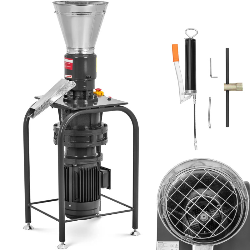 
Granulių presas skirtas 150mm skersmens 100kg/ h 4000W pjuvenų pašarų granulėms gaminti
