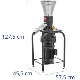 
Granulių presas skirtas 150mm skersmens 100kg/ h 4000W pjuvenų pašarų granulėms gaminti
