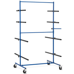 Dažų stovas spoileriniams buferiams, 4 lygių, dvipusis, iki 120 kg