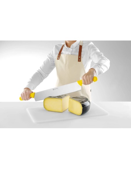 Sūrio peilis su dviem rankenomis 655 mm - geltonas
 
Sūrio peilis su dviem rankenomis 655 mm - geltonas