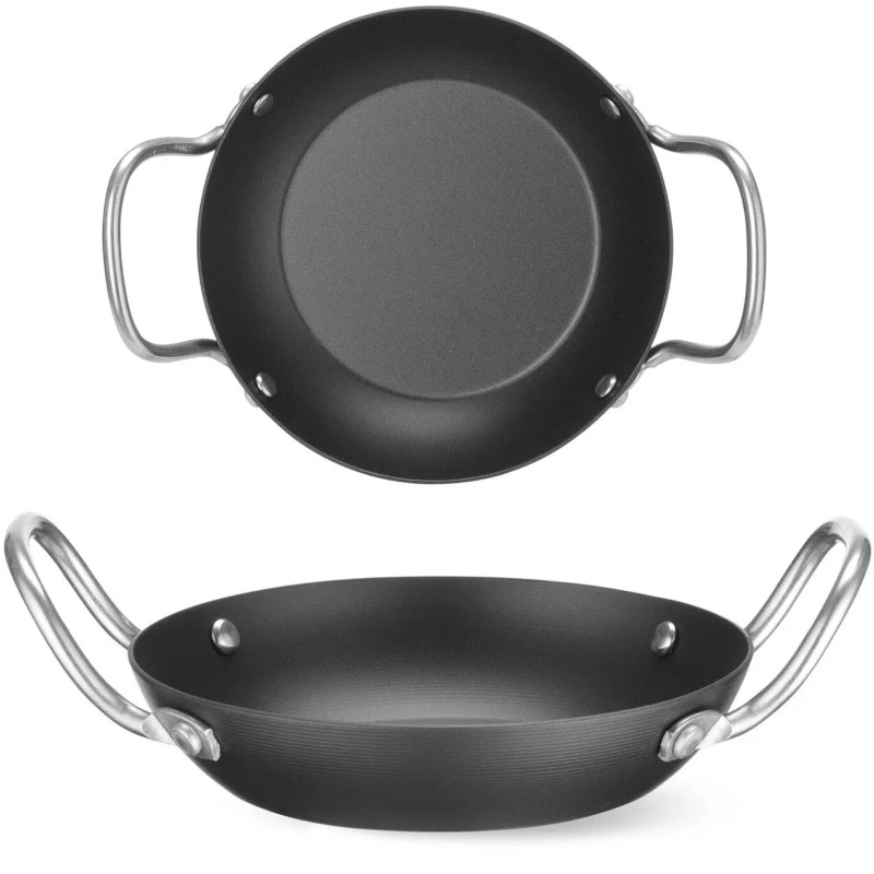 Universali serviravimo keptuvė pagaminta iš anglinio plieno, skersmuo 144mm
Universali serviravimo keptuvė pagaminta iš anglinio plieno, skersmuo 144mm