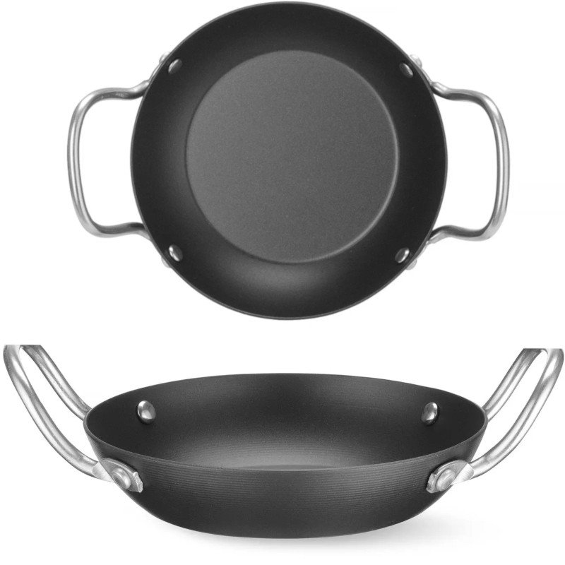 Universali serviravimo keptuvė pagaminta iš anglinio plieno, skersmuo 164mm
Universali serviravimo keptuvė pagaminta iš anglinio plieno, skersmuo 164mm