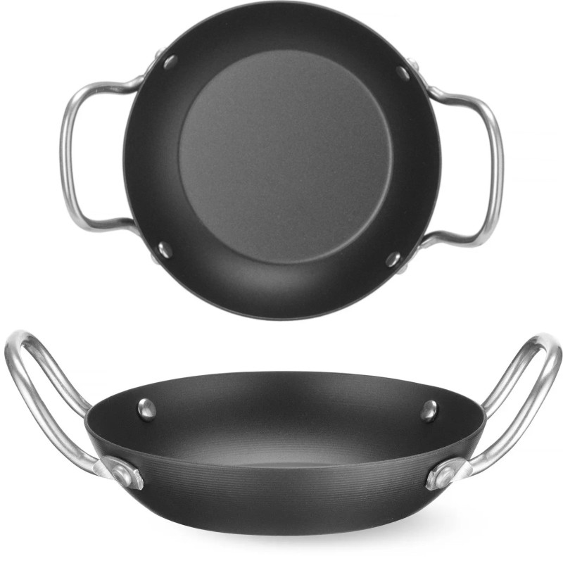 Universali serviravimo keptuvė pagaminta iš anglinio plieno, skersmuo 184mm
Universali serviravimo keptuvė pagaminta iš anglinio plieno, skersmuo 184mm