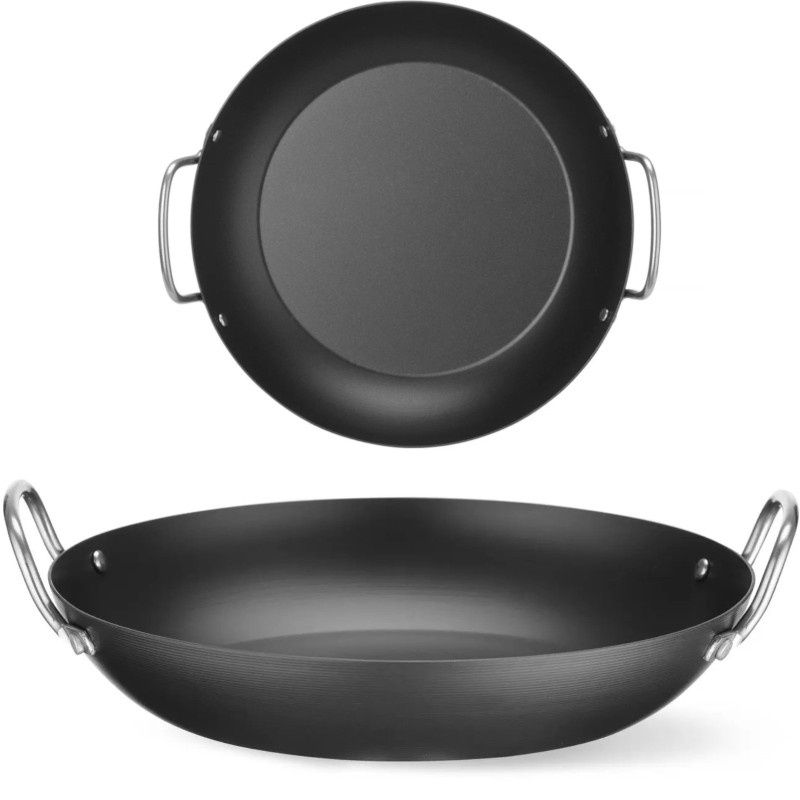 Universali serviravimo keptuvė pagaminta iš anglinio plieno, skersmuo 264mm
Universali serviravimo keptuvė pagaminta iš anglinio plieno, skersmuo 264mm