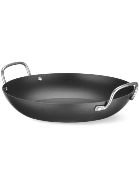 
Universali serviravimo keptuvė pagaminta iš anglinio plieno, skersmuo 264mm
