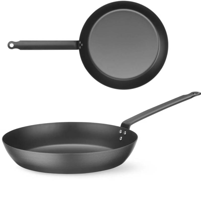 Keptuvė visų tipų viryklėms iš anglinio plieno, skersmuo 264mm
Keptuvė visų tipų viryklėms iš anglinio plieno, skersmuo 264mm