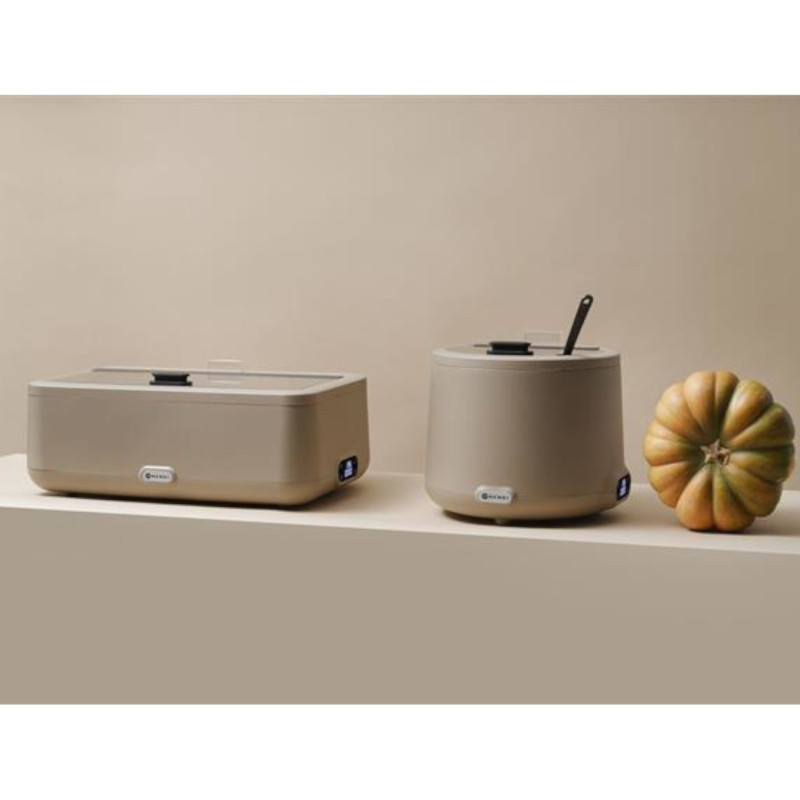 
Elektrinis šildytuvas bain-marie UNIQ 607 x 402 mm 700 W - smėlio spalvos
