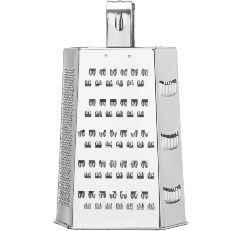 6 pusių virtuvinė tarka daržovėms ir sūriui 135 x 113 x 215 mm
6 pusių virtuvinė tarka daržovėms ir sūriui 135 x 113 x 215 mm