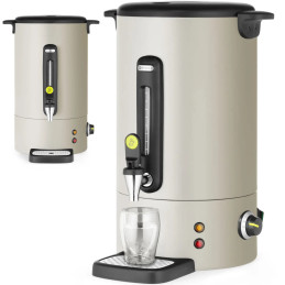 
Karštas vyno vandens katilas su čiaupu, lašų padėklu, 16 l, 1650 W - šviesiai pilka
