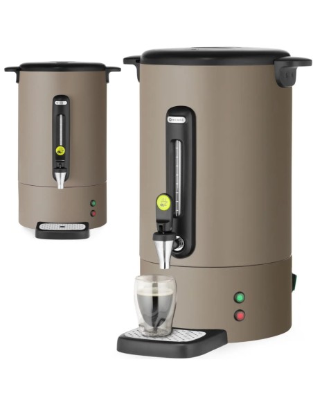 Kavos virimo aparatas su čiaupu, lašelių padėklu, 14 l, 1750 W - taupe
 
Kavos virimo aparatas su čiaupu, lašelių padėklu, 14 l, 1750 W - taupe