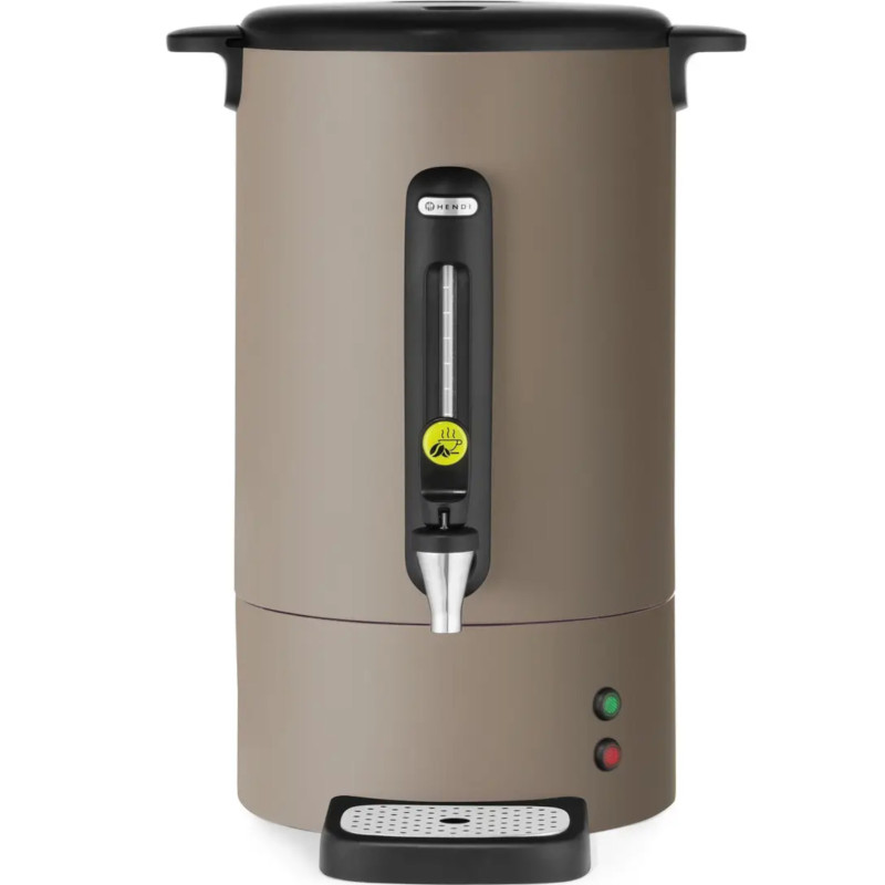 Kavos virimo aparatas su čiaupu, lašelių padėklu, 14 l, 1750 W - taupe