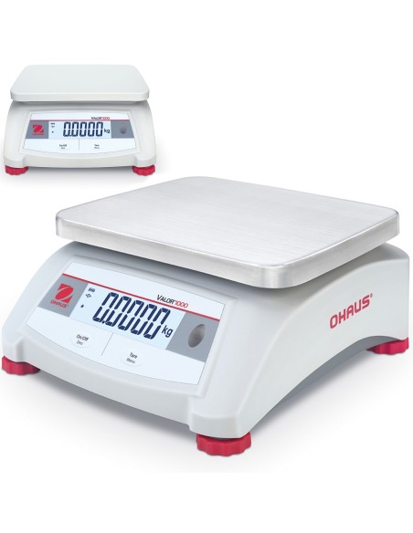 VALOR 1000 elektroninės gastronomijos valdymo stalo svarstyklės 15kg / 2g - OHAUS V12P15 VALOR 1000 elektroninės gastronomijos valdymo stalo svarstyklės 15kg / 2g - OHAUS V12P15