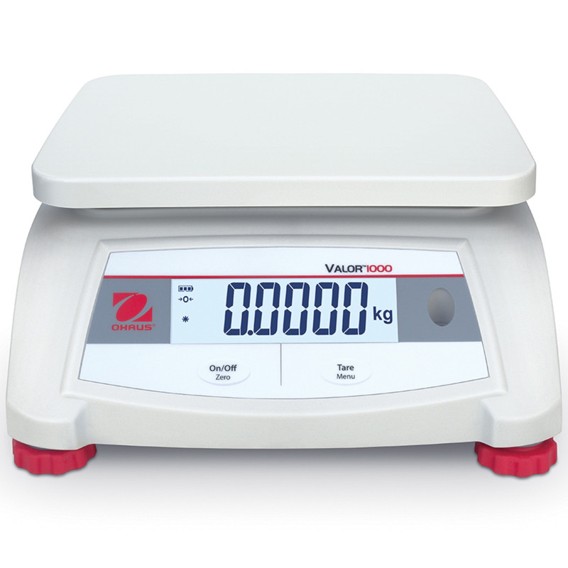 VALOR 1000 elektroninės gastronomijos valdymo stalo svarstyklės 15kg / 2g - OHAUS V12P15