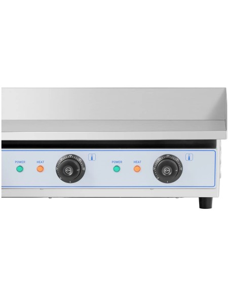 
Kepsninė elektrinė dviguba grilio plokštė lygi 730 x 400 mm 2 x 2200 W
