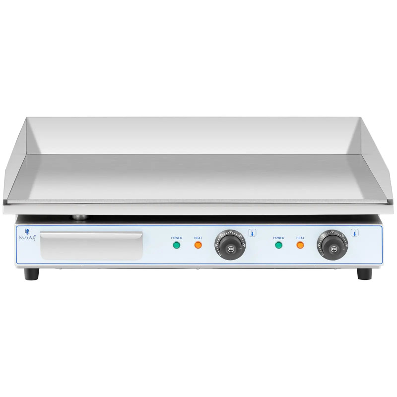 
Kepsninė elektrinė dviguba grilio plokštė lygi 730 x 400 mm 2 x 2200 W
