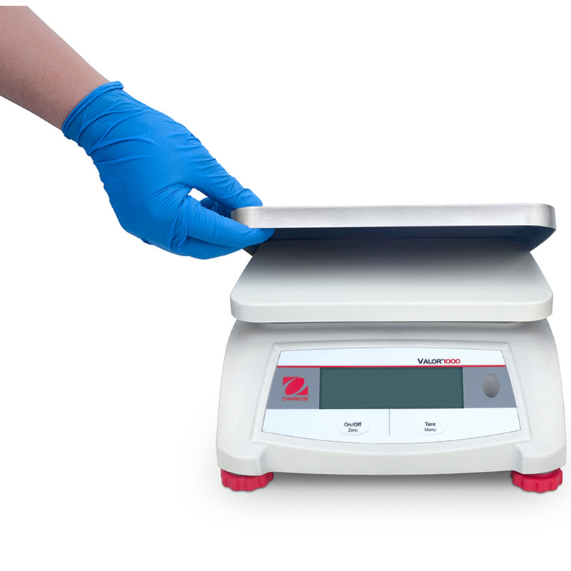 VALOR 1000 elektroninės gastronomijos valdymo stalo svarstyklės 15kg / 2g - OHAUS V12P15