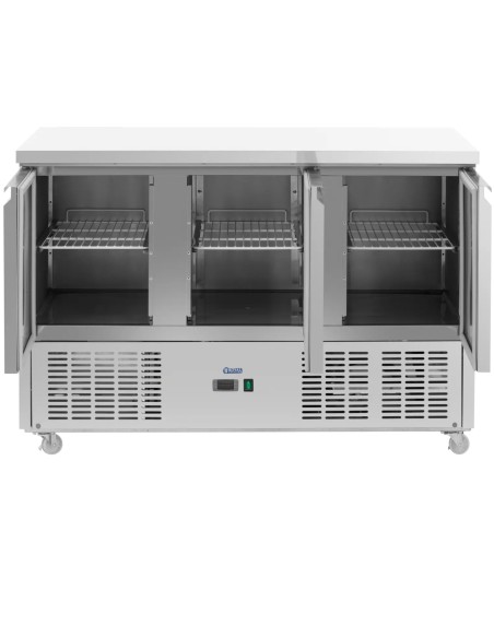 Šaldomas maitinimo stalas ant ratų 3 kamerų 360 l 137 x 70 x 95 cm
 
Šaldomas maitinimo stalas ant ratų 3 kamerų 360 l 137 x 70 x 95 cm