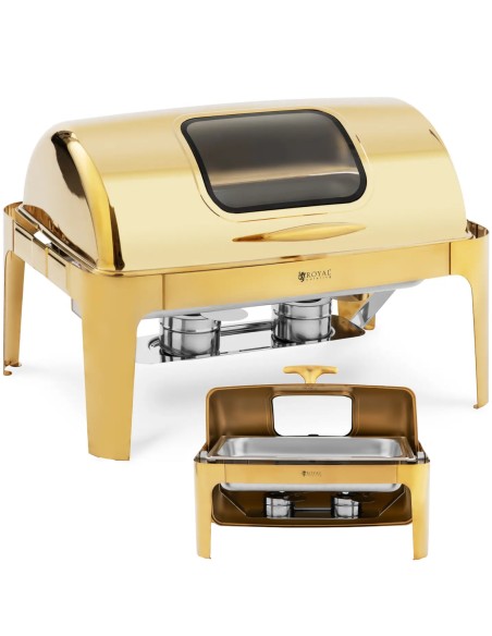 
Bufetas makaronų patiekalų šildytuvas su langeliu GN 1/ 1 9 l - auksinis
