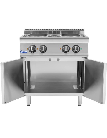 Atskirai pastatoma elektrinė viryklė su spintele, 4 kaitvietės, 10,4 kW, 400 V
 
Atskirai pastatoma elektrinė viryklė su spintele, 4 kaitvietės, 10,4 kW, 400 V