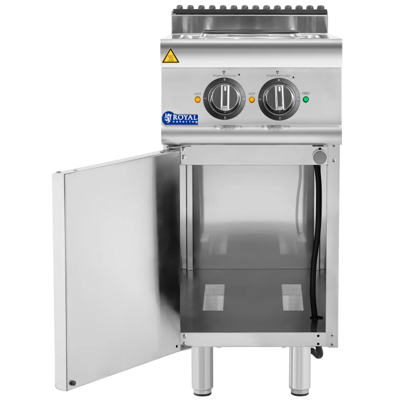 Atskirai pastatoma elektrinė viryklė su spintele, 2 kaitvietės, 5,2 kW, 400 V