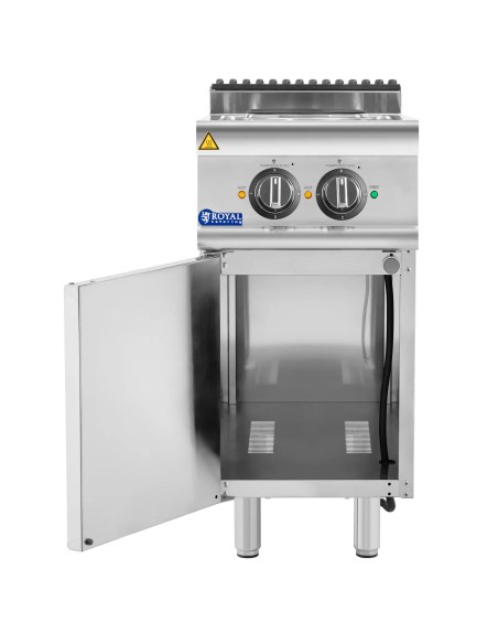 Atskirai pastatoma elektrinė viryklė su spintele, 2 kaitvietės, 5,2 kW, 400 V
 
Atskirai pastatoma elektrinė viryklė su spintele, 2 kaitvietės, 5,2 kW, 400 V
