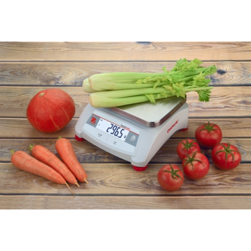 VALOR 1000 elektroninės gastronomijos valdymo stalo svarstyklės 15kg / 2g - OHAUS V12P15