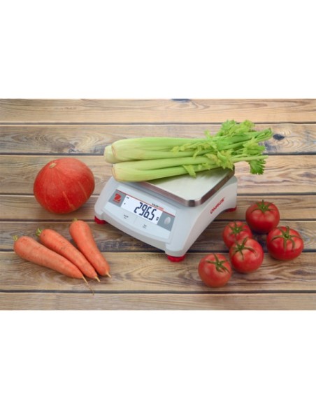 VALOR 1000 elektroninės gastronomijos valdymo stalo svarstyklės 15kg / 2g - OHAUS V12P15 VALOR 1000 elektroninės gastronomijos valdymo stalo svarstyklės 15kg / 2g - OHAUS V12P15
