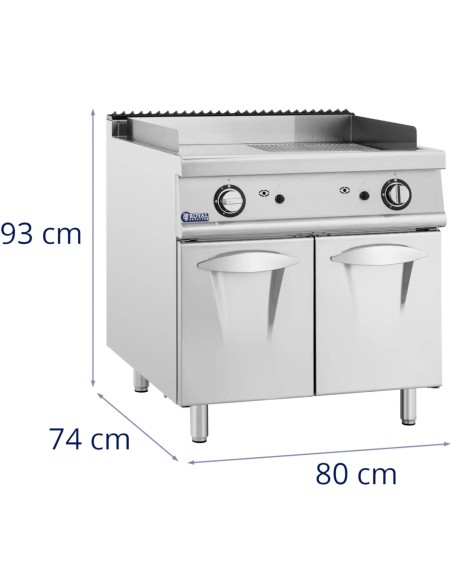 Dvigubas lygias griovelis dujinis grilis su laisvai pastatoma spintele 12 kW
 
Dvigubas lygias griovelis dujinis grilis su laisvai pastatoma spintele 12 kW