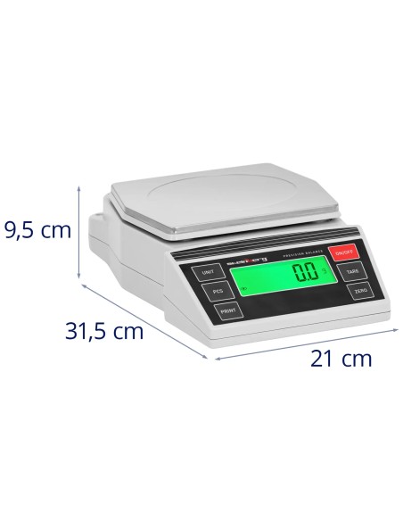 Papuošalų laboratorinių svarstyklių precizinis LCD 2-3000g / 0,1g
 
Papuošalų laboratorinių svarstyklių precizinis LCD 2-3000g / 0,1g
