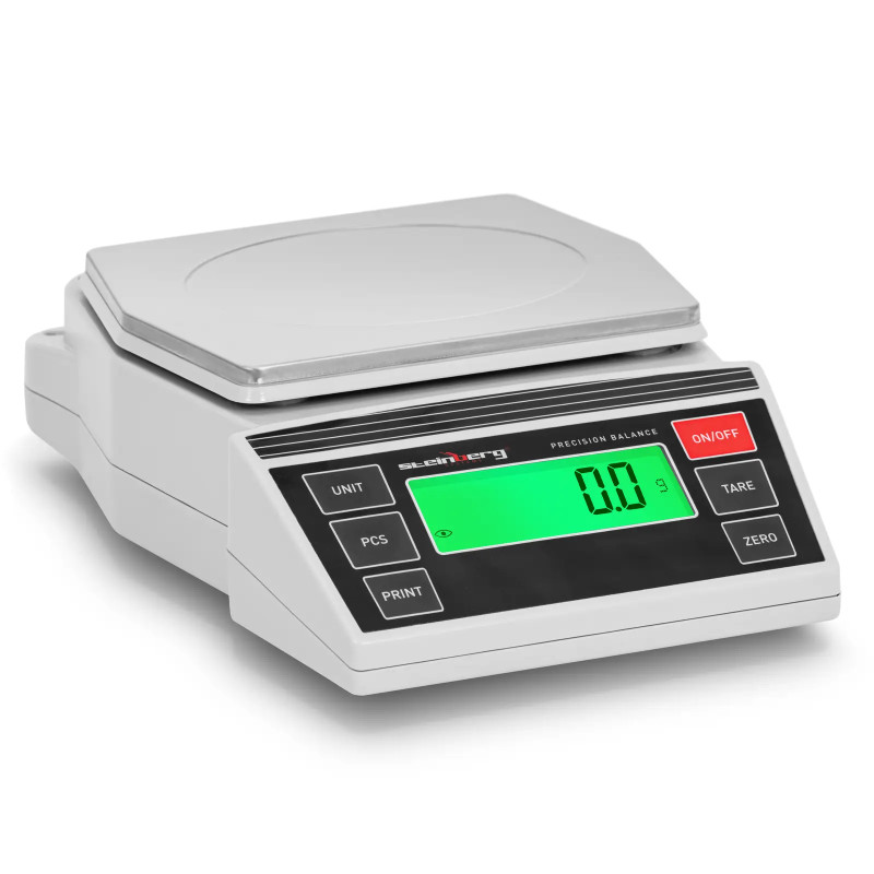 
Papuošalų laboratorinių svarstyklių precizinis LCD 2-10000g / 0,1g
