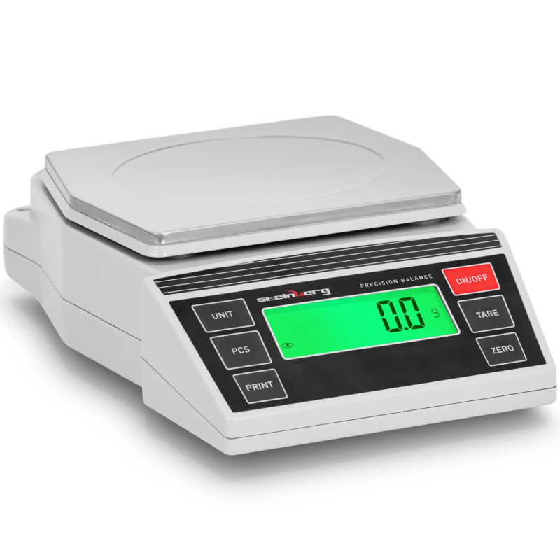 Papuošalų laboratorinių svarstyklių precizinis LCD 2-20000g / 0,1g